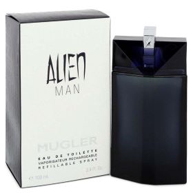 Alien Man by Thierry Mugler Eau De Toilette Refillable Spray 3.4 oz